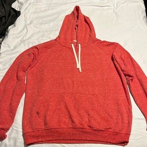 Red men’s Sonoma sweatshirt with hood